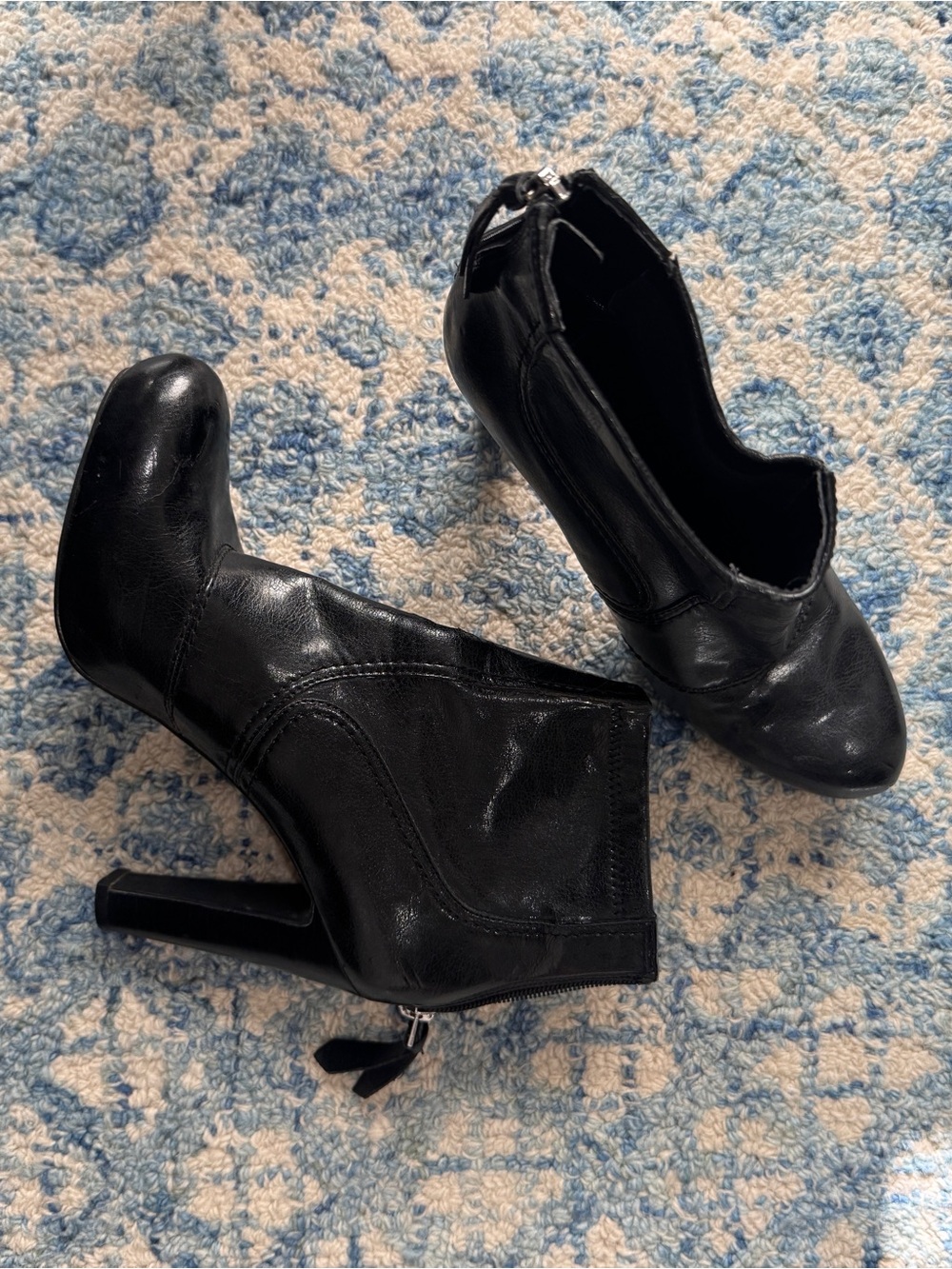 Franco Sarto leather ankle boots